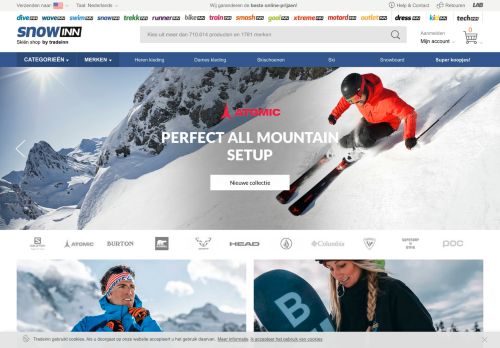 
                            9. Online skiën winkel, koop online ski en snowboard uitrusting - Snowinn