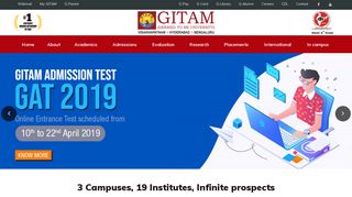 
                            5. Online slot booking system - GITAM Admission Test | GAT-2018