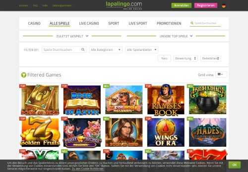 
                            3. Online Slots bei Lapalingo | Slots Online