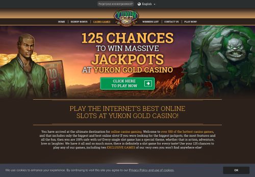 
                            4. Online Slots Gambling | Yukon Gold Casino