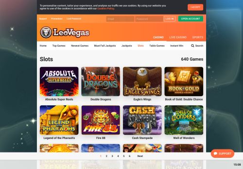 
                            3. Online Slots | Play with a Casino Bonus | LeoVegas!