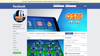 
                            7. Online Soccer Manager - Home | Facebook