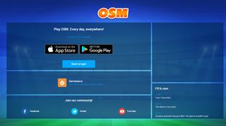 
                            3. Online Soccer Manager (OSM) - Thanks for playing OSM.