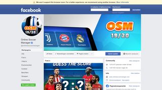 
                            3. Online Soccer Manager - Startpagina | Facebook