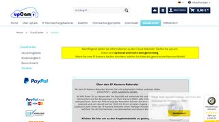 
                            4. Online-Speicher für Überwachungskameras | upCam IP Kameras