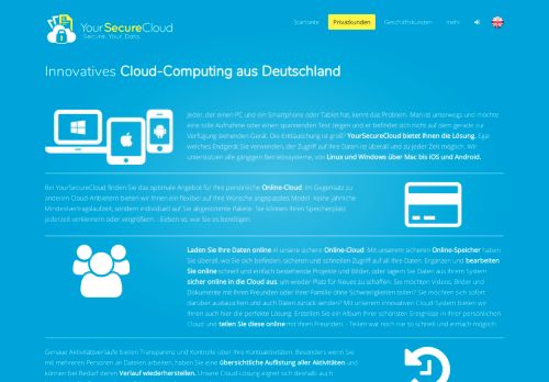 
                            8. Online-Speichernutzung für Privatkunden - Your Secure Cloud