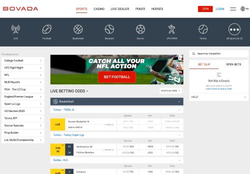 
                            13. Online Sports Betting - Bet on Sports Online at Bovada Sportsbook