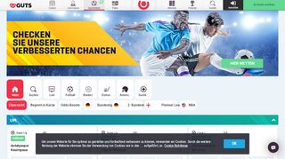 
                            12. Online Sportwetten | Beste Wettquoten und Geldzurück Angebote - Guts