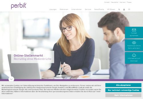 
                            6. Online-Stellenmarkt, Bewerberportal | perbit Software