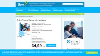 
                            5. Online Steuererklärung mit smartsteuer - Steuern.de