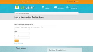 
                            5. Online Store Login at Jejualan - Jejualan.com
