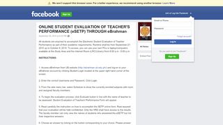 
                            8. ONLINE STUDENT EVALUATION OF TEACHER'S PERFORMANCE ...