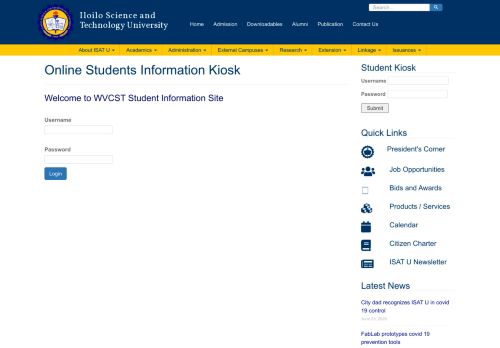 
                            1. Online Students Information Kiosk - Iloilo Science and Technology ...