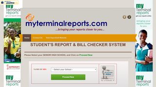 
                            6. Online Students Terminal Reports for Senior High Schools