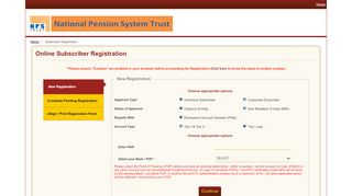 
                            6. Online Subscriber Registration - eNPS - National Pension System