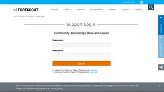 
                            4. Online Support Login - ForeScout