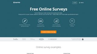 
                            3. Online Surveys | Free Survey | Survio.com