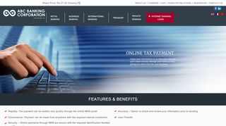 
                            3. ONLINE TAX PAYMENT | ABC Banking