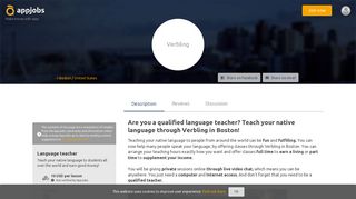 
                            7. Online teaching jobs in Boston - Verbling - AppJobs - AppJobs