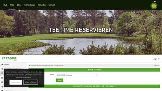
                            1. Online Teetime - Golfclub Buchholz in der Nordheide