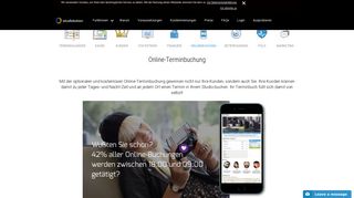 
                            5. Online-Terminbuchung für Ihre Website und Facebook – studiolution