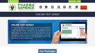 
                            2. Online Test Series For GPAT, NIPER, Drug ... - Pharma Sapience