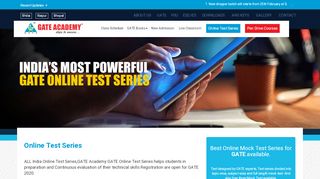 
                            11. Online Test Series - Gate Academy | Steps To Success