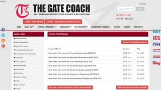 
                            5. Online Test Series - Gate Coaching