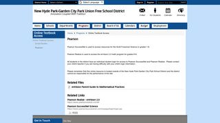 
                            5. Online Textbook Access / Pearson - NHP-GCP UFSD!