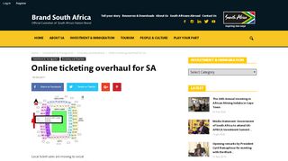 
                            13. Online ticketing overhaul for SA | Brand South Africa