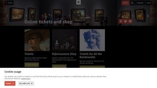 
                            7. Online tickets and shop - Rijksmuseum