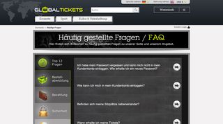 
                            2. Online Tickets kaufen im Global-Ticket-Ticketshop | FAQ