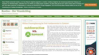 
                            11. Online-Tourenplanung im Test: outdooractive vs. komoot | Rastlos ...