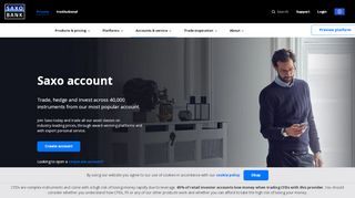 
                            8. Online Trader Account | Saxo Group - Saxo Bank