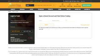 
                            1. Online Trading Account - Open Share Trading Account ... - Motilal Oswal
