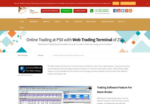 
                            7. Online Trading at PSX with Web Trading Terminal - Zafar ...