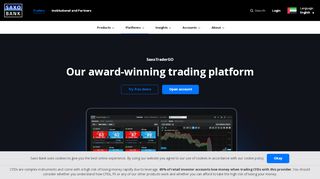 
                            3. Online Trading Platform - SaxoTraderGo | Saxo Bank