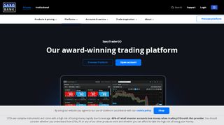 
                            4. Online Trading Platform - SaxoTraderGO | Saxo Group - Saxo Bank