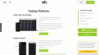 
                            2. Online Trading Platforms - Web, Mobile & MT4 - UFX.com