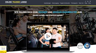 
                            1. Online Trainer Lizenz: Fitnesstrainer Ausbildung Online