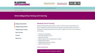 
                            10. Online Training | Blackpool Safeguarding Boards