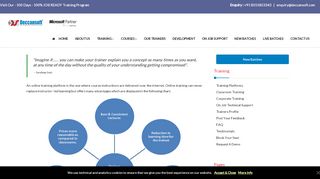 
                            5. Online Training - Deccansoft
