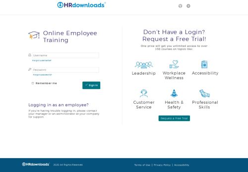 
                            1. Online Training | Employee Login | HRdownloads