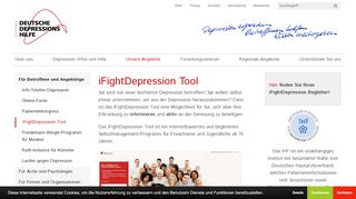 
                            5. Online-Training iFightDepression Tool - Stiftung Deutsche ...