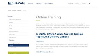 
                            6. Online Training - Online - SHAZAM