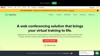 
                            5. Online Training Tool & Web Conferencing Software | Zoho Showtime