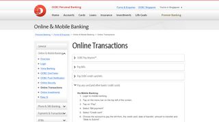 
                            13. Online Transactions FAQs - OCBC Singapore - OCBC Bank