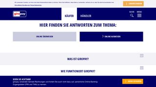 
                            1. Online überweisen - GiroPay