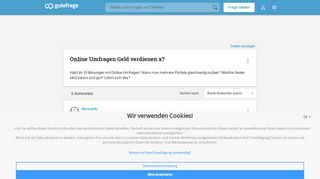 
                            9. Online Umfragen Geld verdienen x? (Internet, Online-Umfragen ...