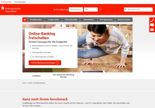 
                            8. Online- und Mobile-Banking - Kreissparkasse Düsseldorf